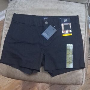 GAP Black High Waist Shorts Casual Fit